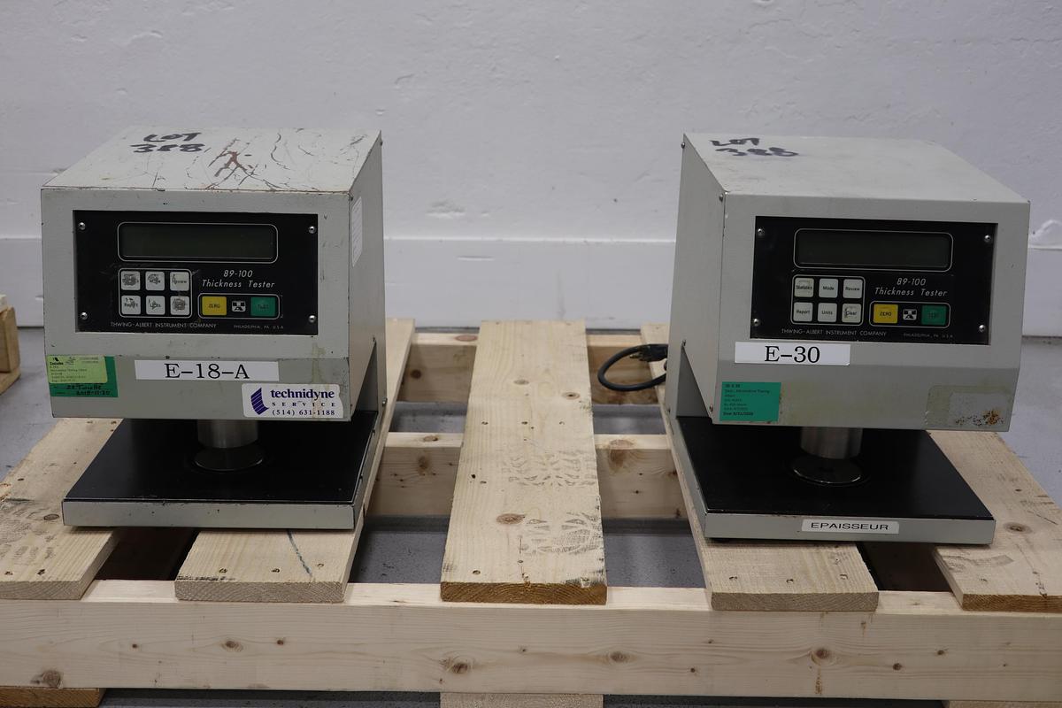 Used Thwing-Albert 89-100 Thickness Tester  #47304