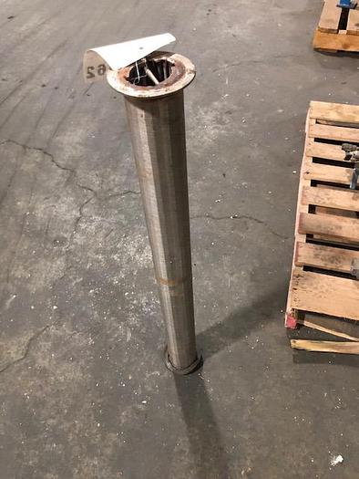 Used Ronningen Petter Cannister Filter Media, 3" Diameter, 36" Length #34562