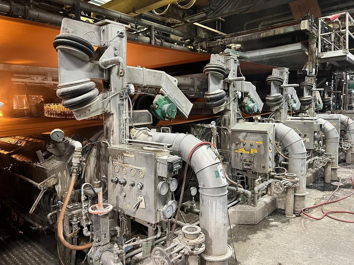 Used 7 Cylinder 110" Recycled Paperboard Machine #47044