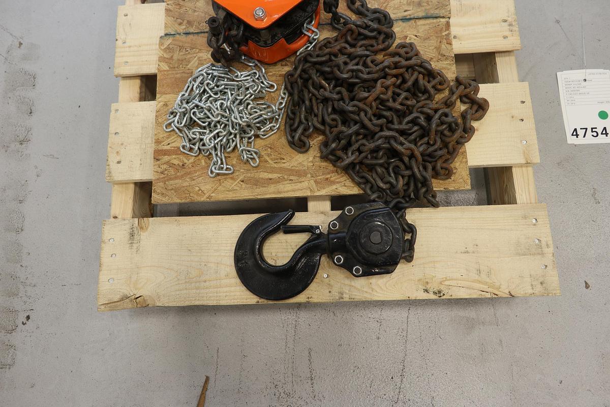 Used Vulcan NOVA-NB 3-Ton Hoist #47548