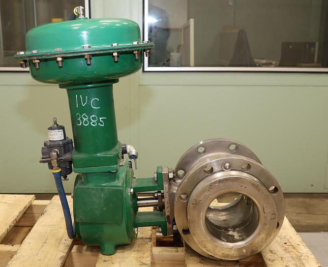 Used Fisher 6" V150 Air Operated Vee Ball Valve #46266