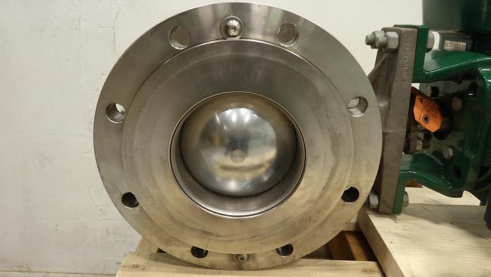 Used Fisher 8" V150 Series B Air Operated Vee Ball Valve #46487