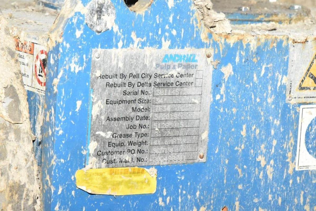 Used Andritz TF34 Double Disc Refiner #47059