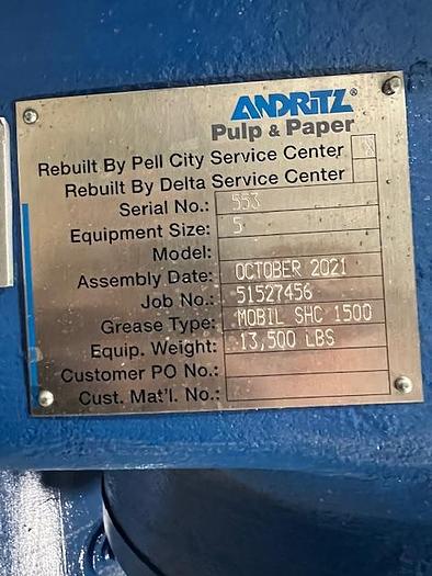 Refurbished ANDRITZ #5 Digester Outlet Device, Rebuilt #45321