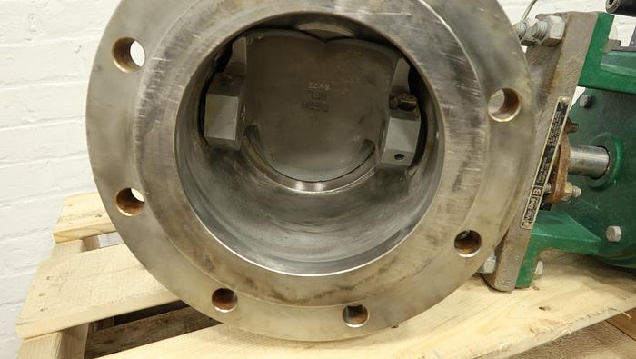 Used Fisher 8" V150 Air Operated Vee Ball Valve #46489
