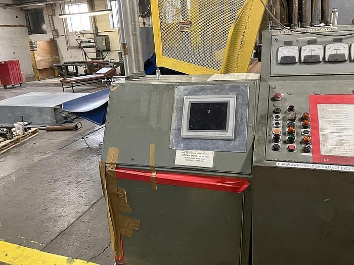 Used 110" WIDE FACE (APPX 106" MAX WEB) LANGSTON TWO DRUM WINDER