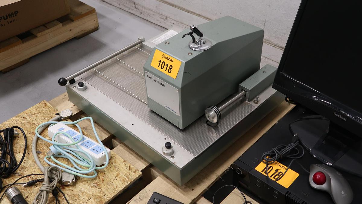 Used Lorentzen & Wettre Automatic TSO Tester With Think Center Work Station #46796
