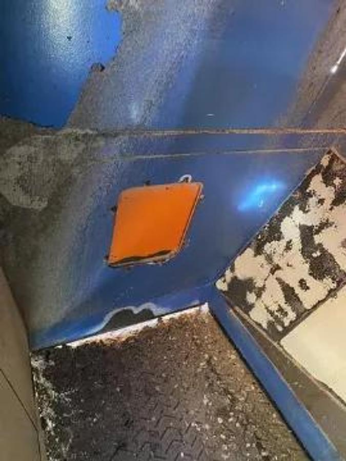 Used Bruks 70' Back-On Truck Dump with Optimized Smooth Cargo Flow Receiving Hopper #47308