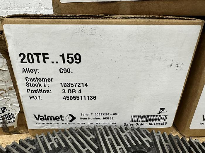 Unused Sprout Waldron 20" Twin Flo Refiner Plate Set #45423