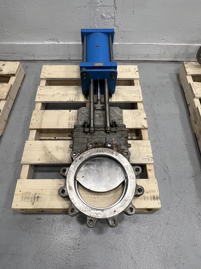 Used True Line 10" Air Operated Knife Gate Valve #47367