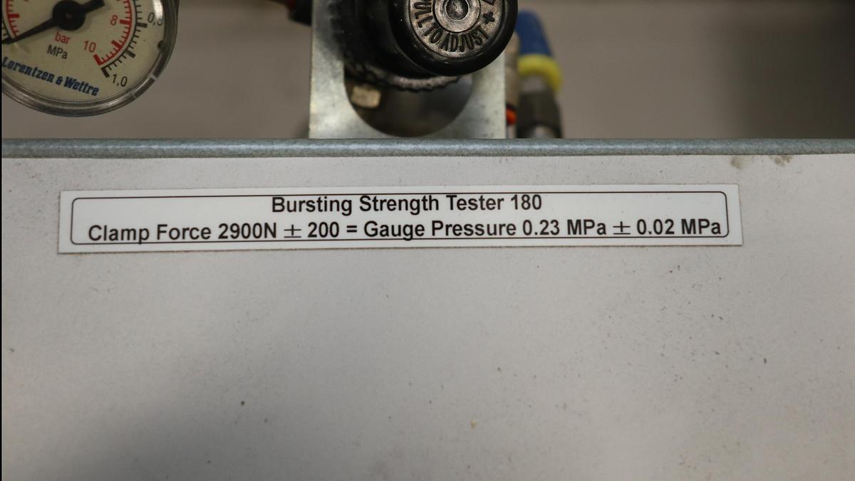 Used L&W Burst Tester #45363