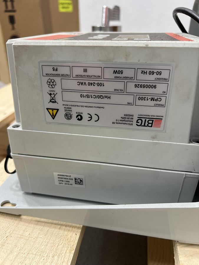 Unused BTG  MBT-2500 Blade Type Consistency Transmitter With CPM-1300 Communication Platform #47253