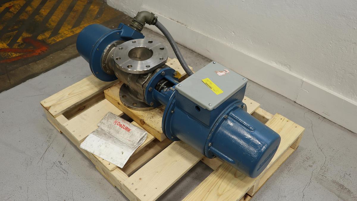 Unused Dezurik 4" Electronic Basis Weight Valve #47091