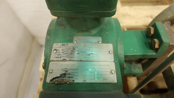 Used Fisher 6" V150 Air Operated Vee Ball Valve #46490