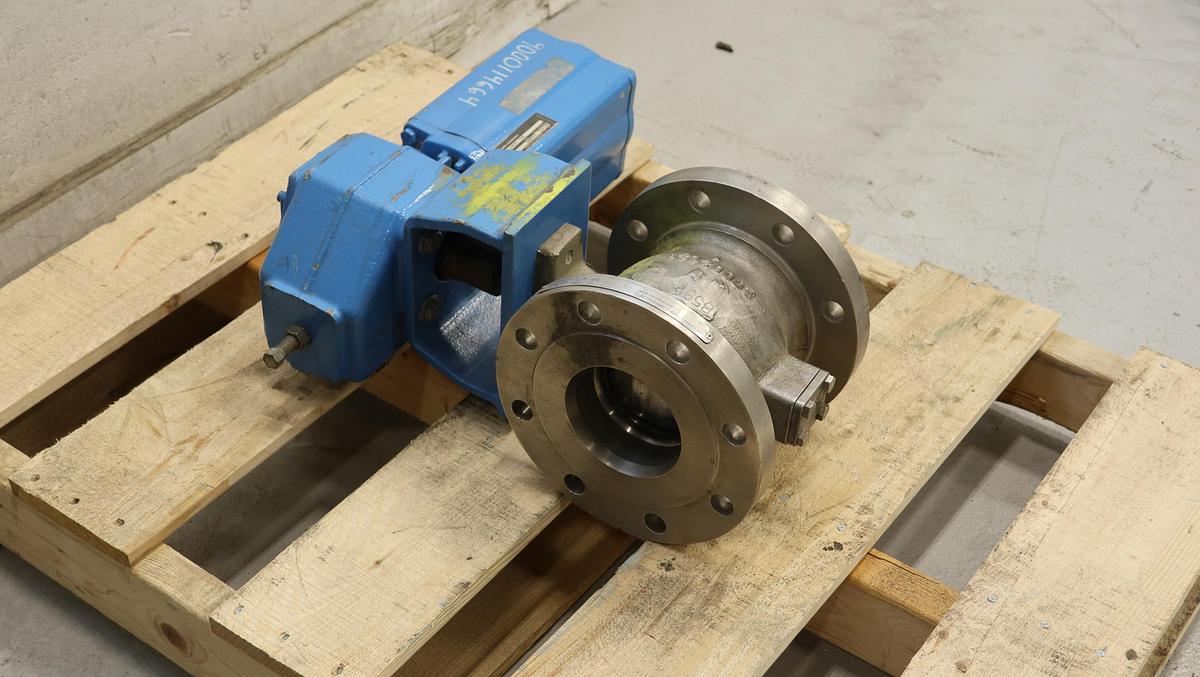 Refurbished Neles Controls Q-R21CA04ACJD 4" Vee Ball Valve #46653