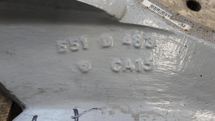 Used Black Clawson 8-Vane 63" Vokes Rotor #45113