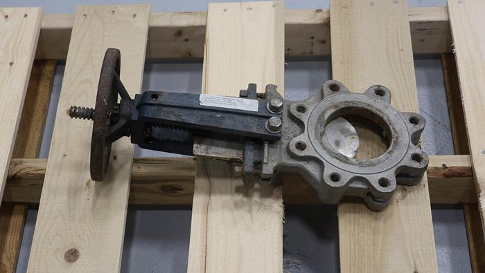 Used Fabri-Valve 4” Hand Operated Gate Valve #45771