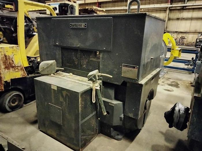 Used RELIANCE 800 HP REFINER MOTOR 594 RPM 4160 VOLTS  #44904