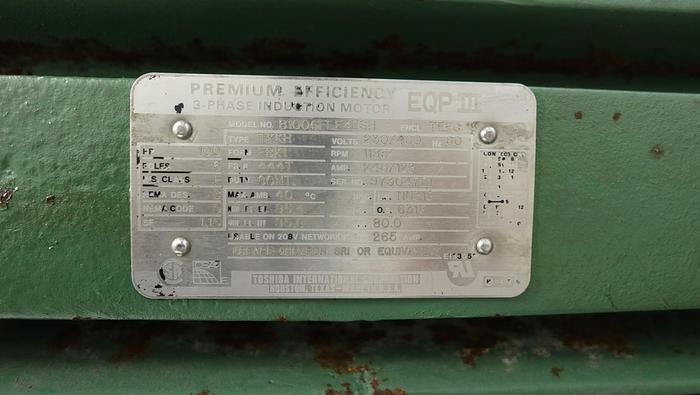 Used Black Clawson 24 PSPH Pressure Screen #45623