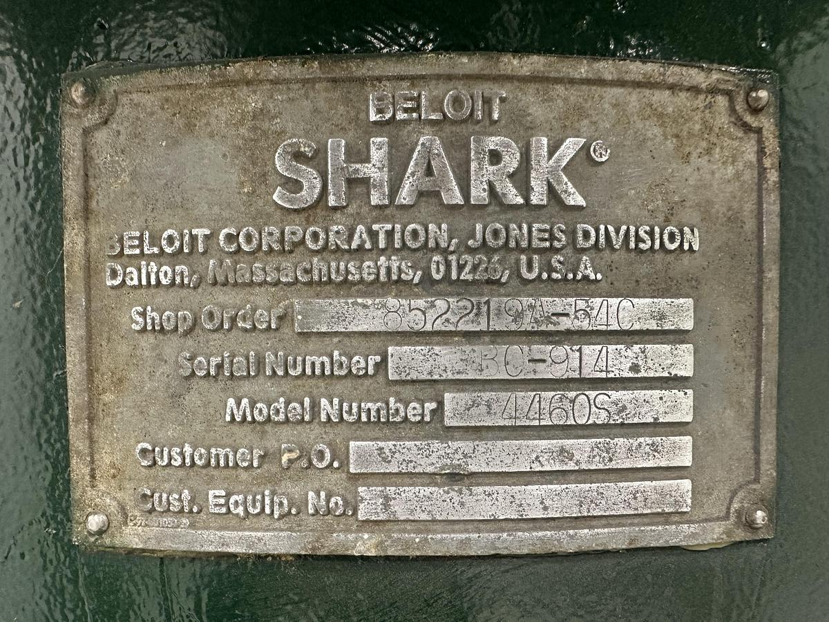 Used BELOIT EAGLE SHARK MODEL 4460S #46450