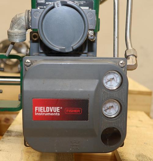 Used Fisher 3" V150 Series B Air Operated Vee Ball Valve #46264