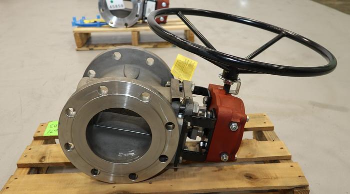 Unused Durco 6" Hand Operated Plug Valve #45851