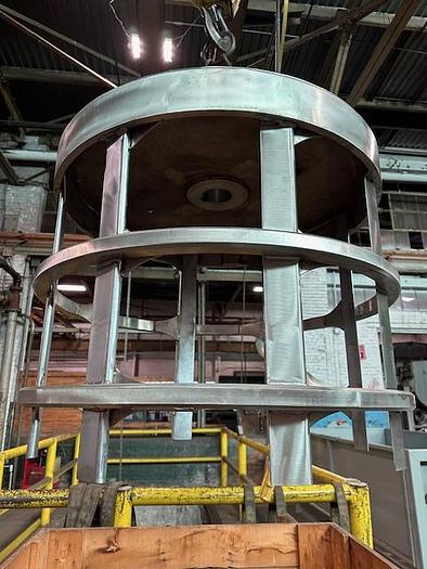 Used Fiberprep SPH-800 Pressure Screen 8-Foil Stainless Steel Rotator #43578