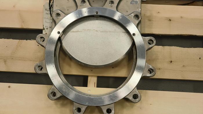 Used Keystone 12" Hand Operated Knife Gate Valve #45935