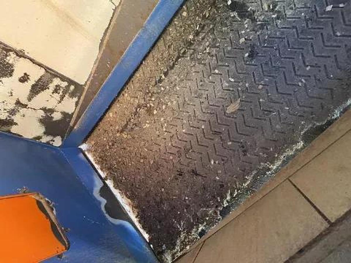 Used Bruks 70' Back-On Truck Dump with Optimized Smooth Cargo Flow Receiving Hopper #47308