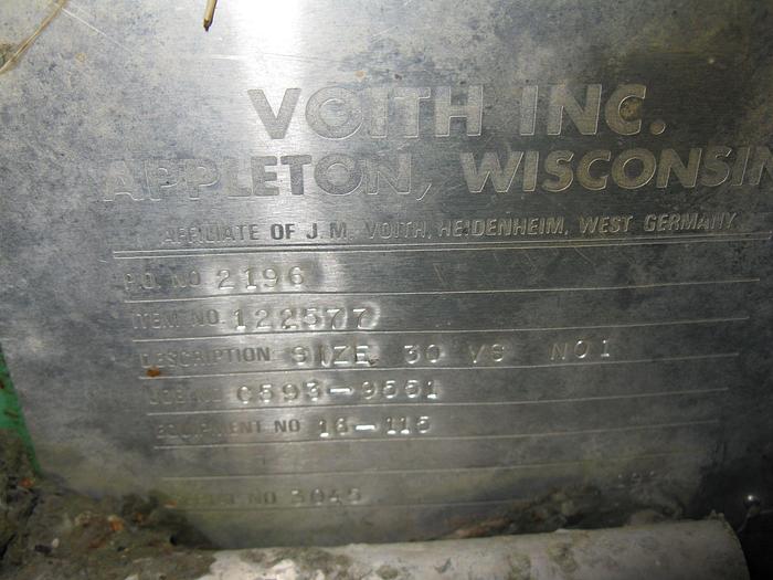 Used Voith VPS 30 Pressure Screen #32863