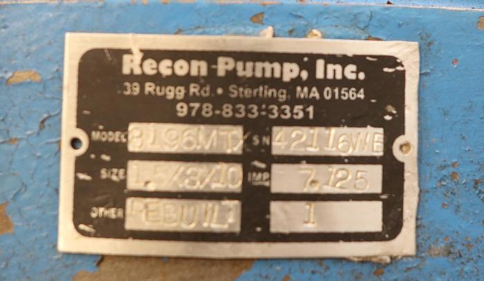 Refurbished GOULDS 3196MTX 1.5x3x10 Pump #46232