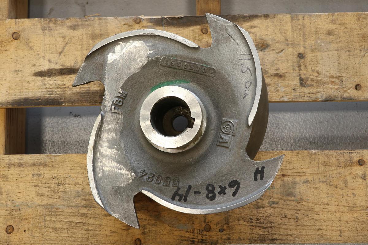 Unused Goulds 3175 6x8x14 & 6x12x14 2/4-Vane Impeller #47500