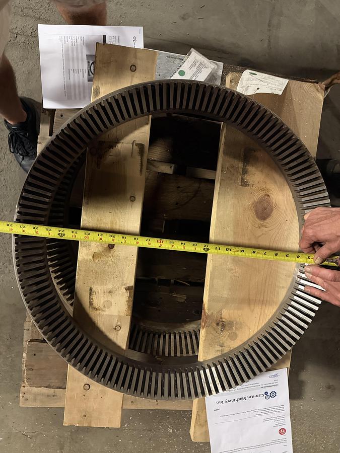 Unused Voith Slushmaker Stator, 27" Diameter #38895