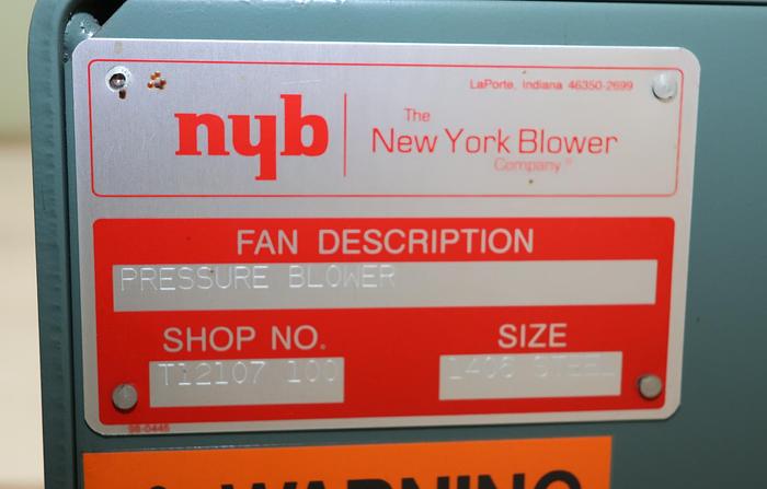 Unused New York Blower, Size 1406 Steel #45893