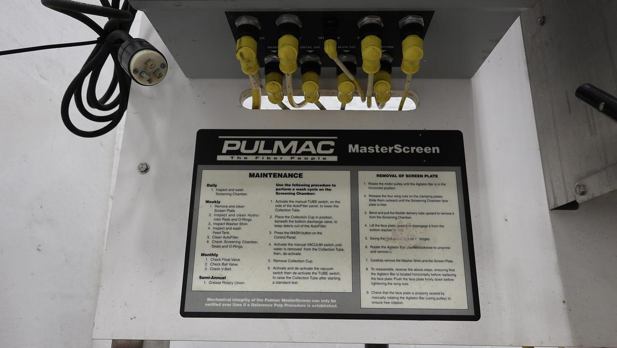 Used Pulmac Master Screen Shive Analyzer #46679