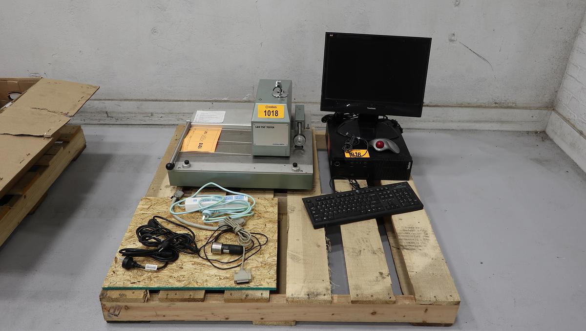 Used Lorentzen & Wettre Automatic TSO Tester With Think Center Work Station #46796