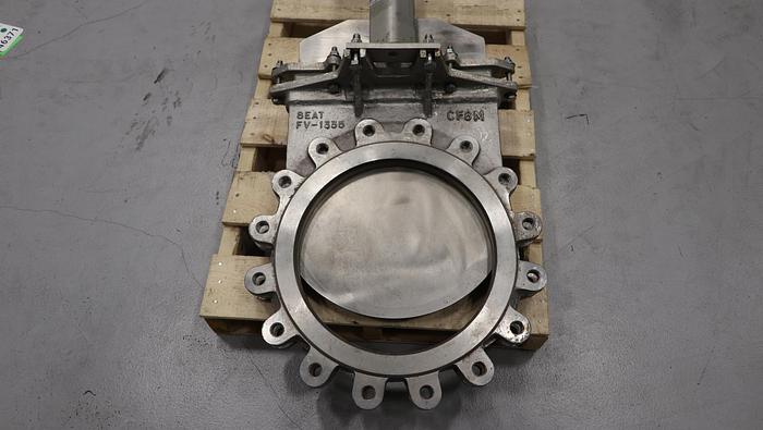 Unused Fabri-Valve 16" Hand Operated Knife Gate Valve #46376