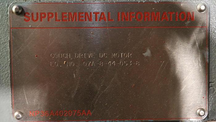 Refurbished GENERAL ELECTRIC Couch Drive DC Motor #46230