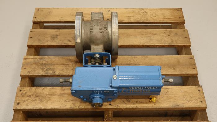 Refurbished Neles 0R21CA03AJJD 3" Vee Ball Valve #44952