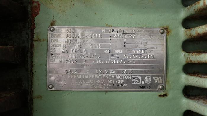 Used Black Clawson UV-500 Pressure Screen #44912