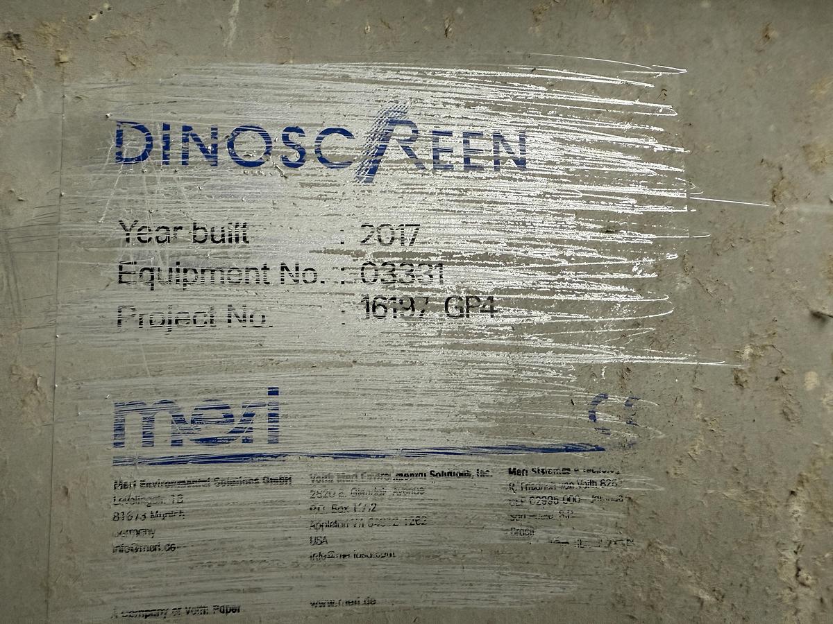 Used Meri Dinoscreen, Model DS40 (2500)  #46731