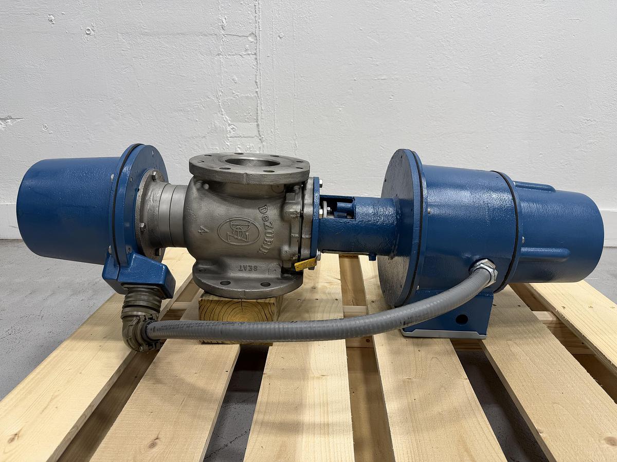 Unused Dezurik 4" Electronic Basis Weight Valve #46871