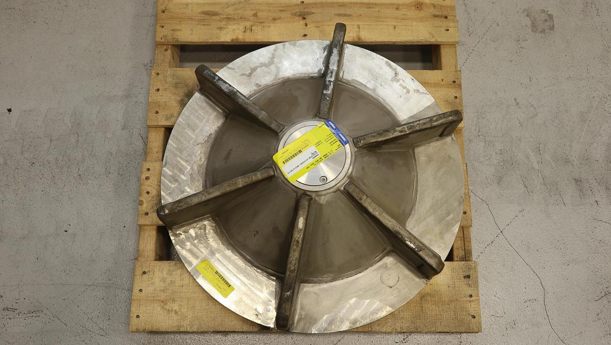 Unused Andritz DP350-650 Detrashing Pump 5-Vane Impeller #47130