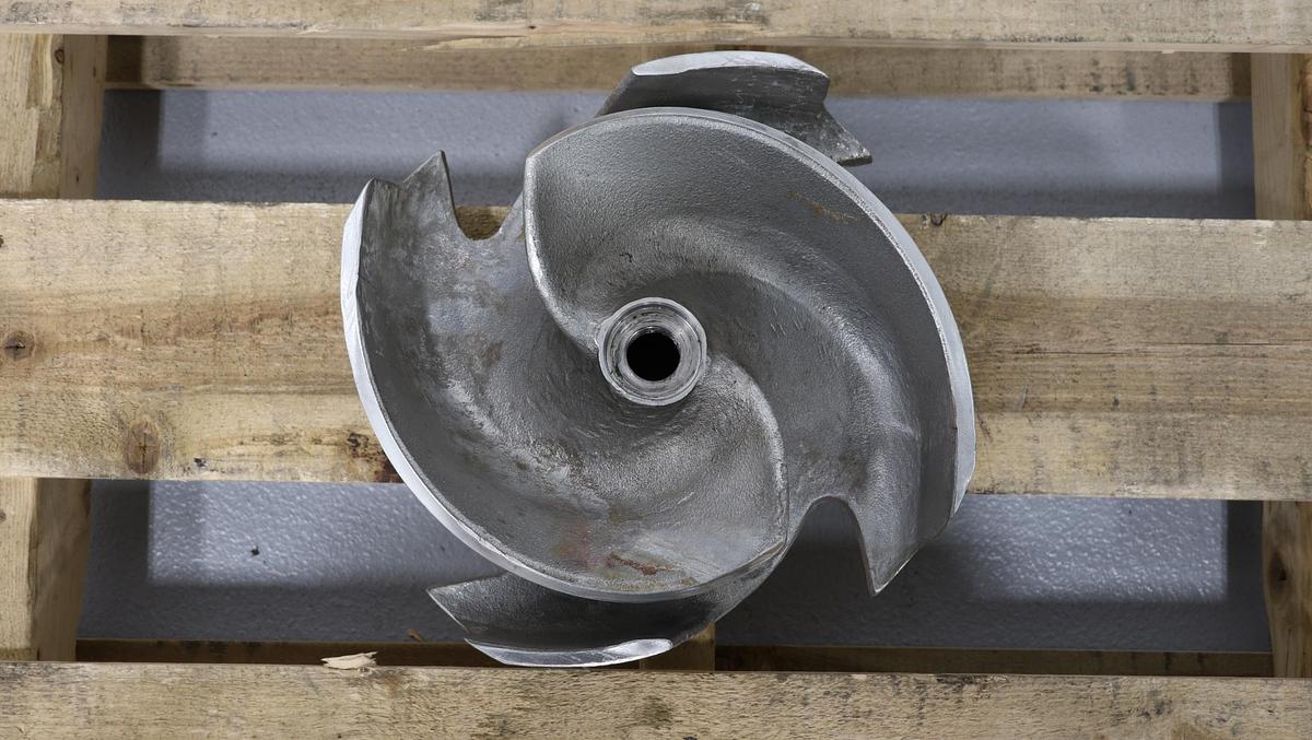 Used Goulds 3175 6x8x14 & 6x12x14 Pump 2/4-Vane Impeller #46798