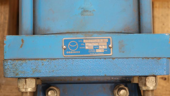 Used Orbinox PANE8NX3-8.5 8" Air Operated Knife Gate Valve #44735