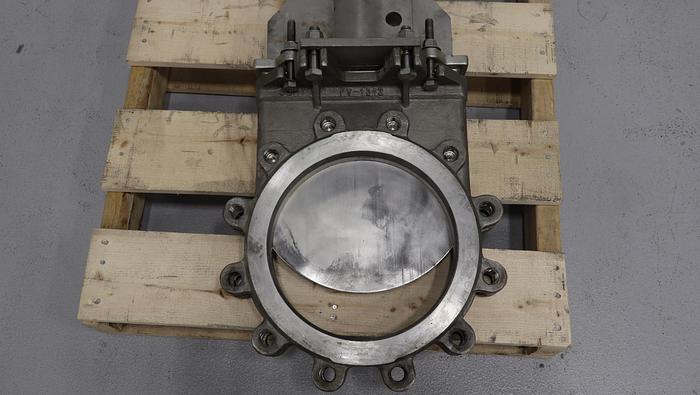 Used Fabri-Valve 10" Air Operated Knife Gate Valve #46409