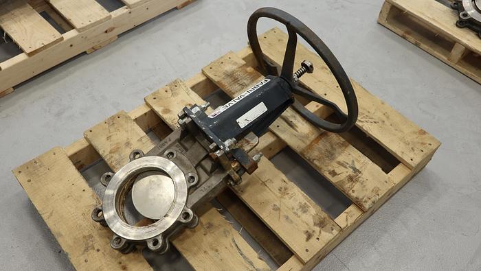 Used Fabri-Valve 6” Hand Operated Knife Gate Valve #45263