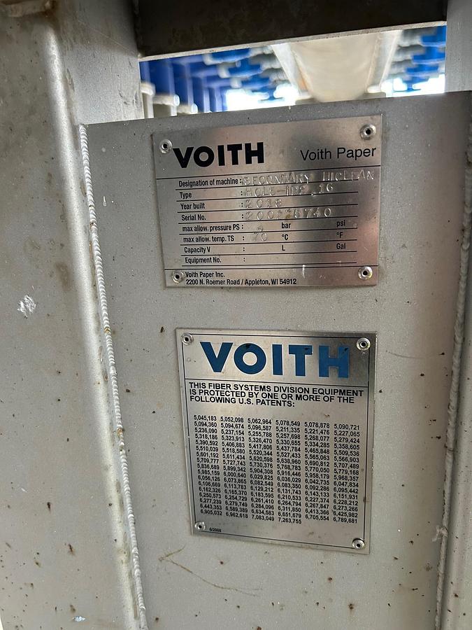 Used Voith High Density Cleaners