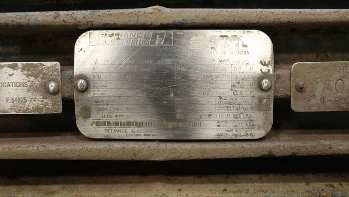 Used Reliance P40G0462C 100 HP A/C Motor #45010