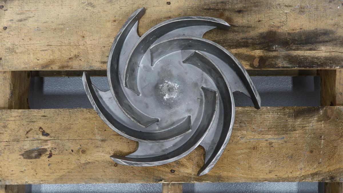 Unused Goulds 3196 MT 4x6x13 6-Vane Impeller #46822